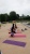 Pratique du yoga avec Parvati sur Stouring à Vernon-Giverny